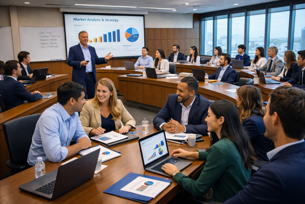 online MBA program Global education platform