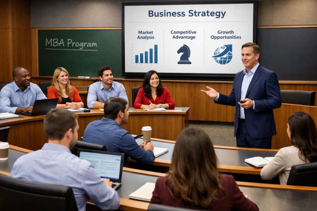 online MBA program Global education platform