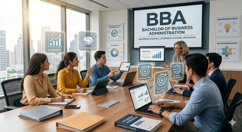  online bba program , Global education platform