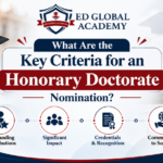 What Are the Key Criteria for an Honorary Doctorate Nomination?