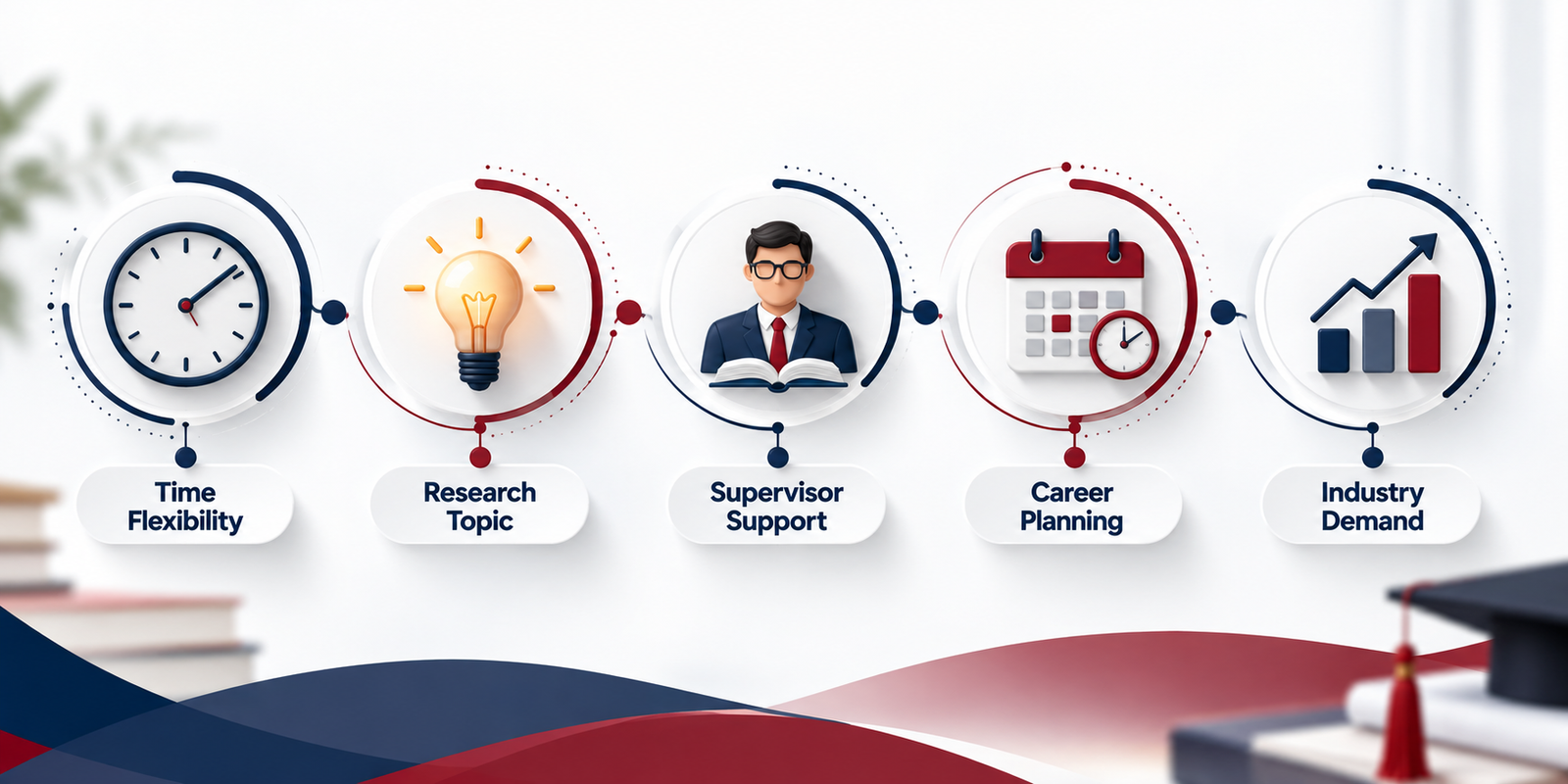 Five factors that affect PhD completion time